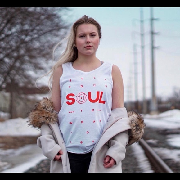 🔥SOUL EXCLUSIVE white logo tank - Picture 2 of 5